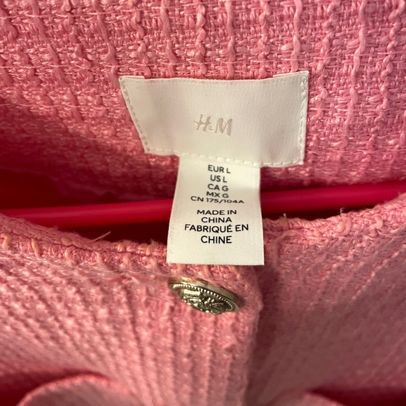 H&M Boucle Button down Blazer/Jacket - Picture 7 of 9